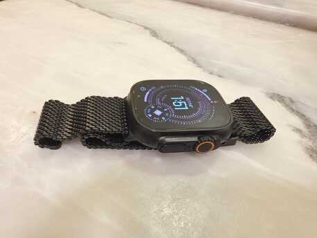 Al Sulaymaniyyah, Mobile Phones, SAR 2000,  Apple Watch Ultra 2 (GPS+Cell) Black Titanium Milanese Loop