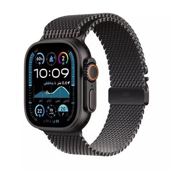 Al Sulaymaniyyah, Mobile Phones, SAR 2000,  Apple Watch Ultra 2 (GPS+Cell) Black Titanium Milanese Loop