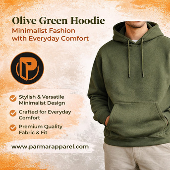 New York, Business, Olive Green Hoodie &ndash; Minimalist Fashion Meets Everyday Comfort | Parmar Apparel
