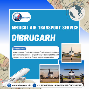 Lucknow, Health, Medical Air Transport Service &ndash;Dibrugarh
