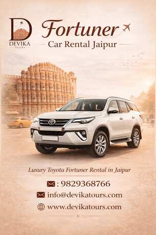 Jaipur, Travel, Fortuner Car Rental Jaipur For Comfortable Road Trips
