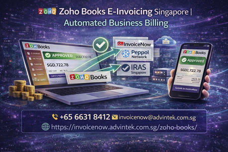 Sentosa, Legal, Zoho Books E-Invoicing Singapore | Automated Business Billing