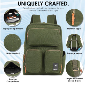 New Delhi, Clothing & Accessories, INR 2624,  Why A Green Laptop Backpack Might Be Your Next Smart Upgrade?