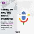 Not Sure Where To Study? Try ED11!