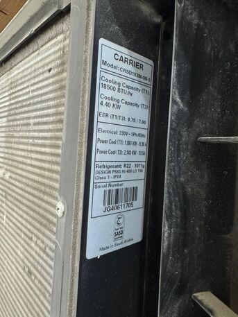 Khobar, Air Conditioners, SAR 650,  1.5 Ton Carrier Window A/C