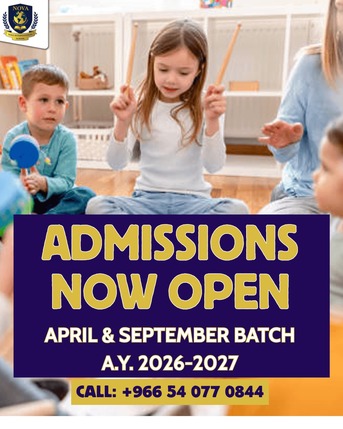 Khobar, Education, APRIL ADMISSION Now OPEN!
