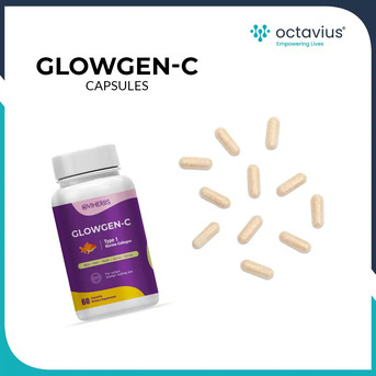 Ahmedabad, Health & Beauty Items, Glowgen C Capsules - Vitamin C & Marine Collagen For Skin Glow