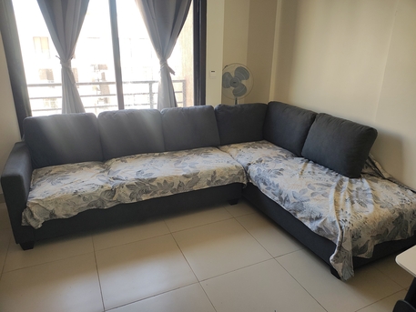 Jubail, Furniture, SAR 1200,  Homebox 4-Seater Reversible Corner Fabric Sofa