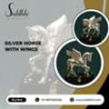 INR 205000,  Silver Horse With Wings | Symbol Of Success, Power & Vastu Decor
