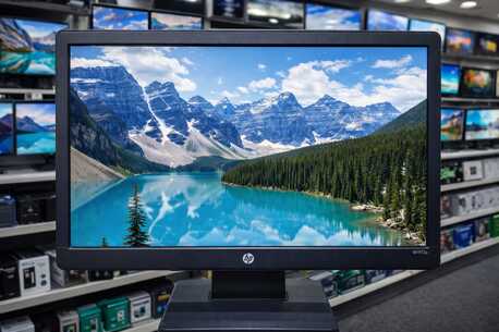 Manama, Electronics, BHD 9,  HP 19&rdquo; LCD / LED Wide Monitor With HDMI Converter &ndash; Excellent Condition Call / WhatsApp -