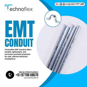 Mumbai, Electrical & Plumbing, EMT Conduit Pipe For Strong, Smooth & Easy Electrical Wiring Installation | Technoflex ⚡