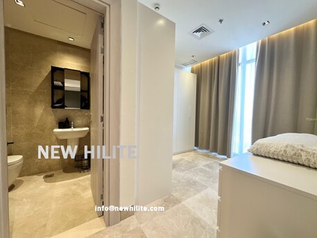 Salmiya, Apartments/Houses, KWD 1100/month,  Furnished,  3 BR,  Modern Furnished 3-Bedroom Duplex For Rent In Kuwait With Pool, Gym & Rooftop Lounge