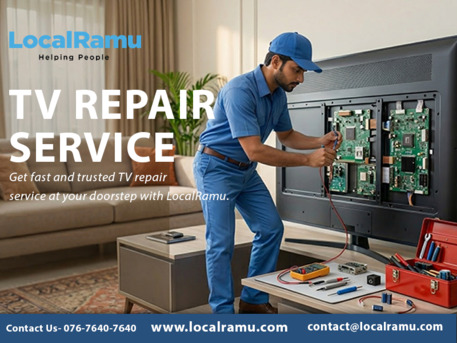 Bangalore, Manpower, Professional TV Repair Service By LocalRamu With Skilled Technicians In Mysuru