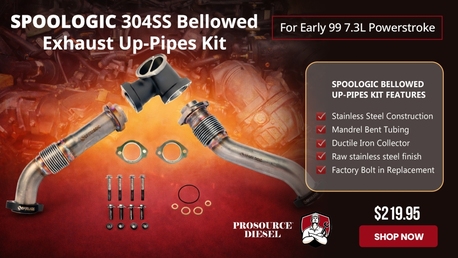 San Francisco, Auto Parts, USD 219,  Purchase Early 99 7.3L Powerstroke Bellowed Up Pipes