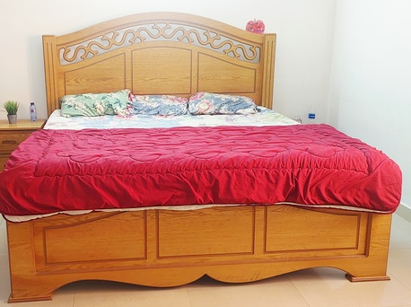 Tubli, Furniture, BHD 45,  🛏️ King Size Cot With Mattress For Sale! 🛏️