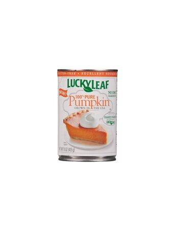New York, Food, USD 33,  Lucky Leaf 100% Pure Pumpkin