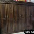 SAR 900,  King-size Bedroom Set And 6 Door Wardrobe For Sale