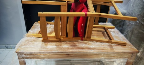 Al Masiaf, Furniture, SAR 1200,  L-shape With Dining Table+ 4 Chairs+ Relaxing Chair