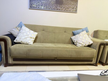 Riyadh, Household Items, SAR 1800,  Sofa Set For Sale (Made In Turkey)