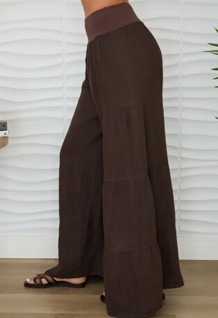 New York, Clothing & Accessories, USD 158,  Shop Women&rsquo;s Italian Linen Palazzo Pants At Estell Boutique