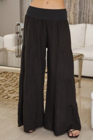 New York, Clothing & Accessories, USD 158,  Shop Women&rsquo;s Italian Linen Palazzo Pants At Estell Boutique