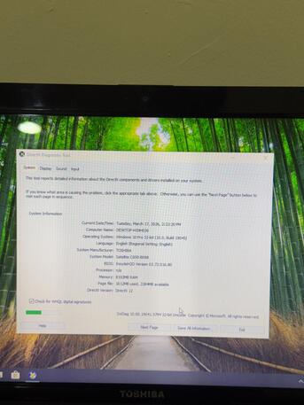 Manama, Computers, BHD 45,  Toshiba Intel Core I5 2.5Ghz 8GB RAM 500GB Hard Drive 15.6"HD Display With Charger