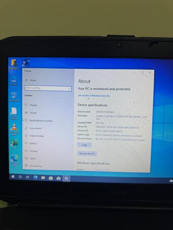 Manama, Computers, BHD 40,  Dell Intel Core I5-2.5GHz Speed 8GB RAM 250GB Hard Drive 14" HD Display With Charger