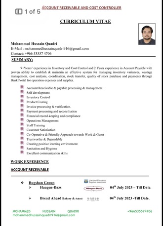 Dammam, Job Seekers, Looking For Cost Controller / AR Role Job Riyadh, Dammam & Jeddah Saudi Arabia