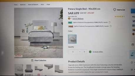 Jeddah, Furniture, SAR 4000,  2 Single Bedset With 2 Side Drawers And 2 Almirahs And 1 Dresser Without Mattress