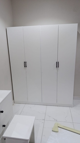 Jeddah, Furniture, SAR 650,  🌟 Affordable 4 Door Wardrobe &ndash; Modern Design & Spacious Storage 🌟