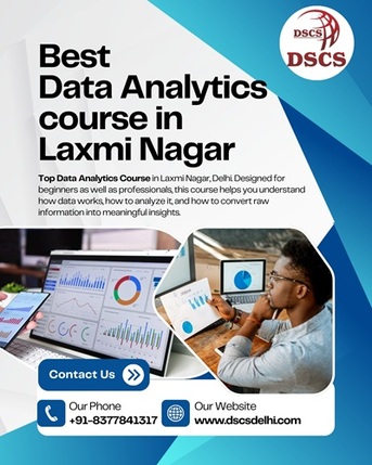 Laxmi Nagar, Education, Best Data Analytics Course In Laxmi Nagar