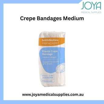 Sydney, Health & Beauty Items, Buy Crepe Bandages Medium - Joya Medical Supplies | Australia