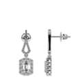 USD 3840,  Purchase Lab Grown Diamond Earrings 5.39cttw Dangling Style At GemsNY