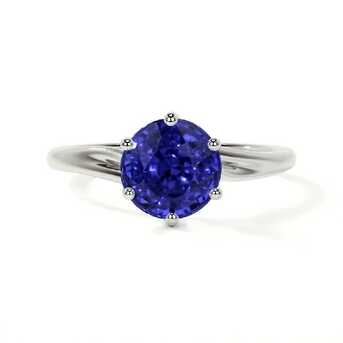 New York, Jewelry, USD 1985,  Premium Tanzanite Wedding Rings 1.22 Cts AAAA At GemsNY