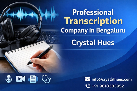 New Delhi, Writing, Professional Transcription Company In Bengaluru | Crystal Hues