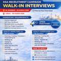 KSA Recruitment Campaign &ndash; Walk‑In Interviews - QC Inspectors/QCSupervisors | Oil & Gas
