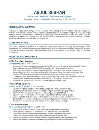 Islamabad, Job Seekers, Web Development