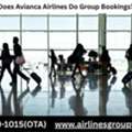 Does Avianca Airlines Do Group Bookings?