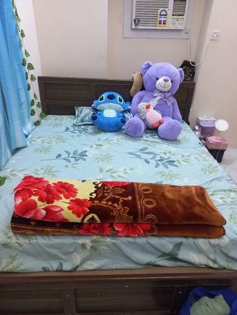 Gudaibiya, Furniture, BHD 40,  Bed With Mattress & Cupboard For Sale Good Condition