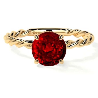 New York, Jewelry, USD 3286,  Timeless Ruby Solitaire Ring &ndash; Natural 0.65cts AAAA Quality