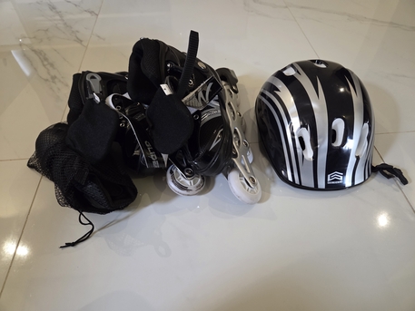 Riyadh, Baby & Kid Stuff, SAR 50,  Kids Skates And Protective Gear (lightly Used)