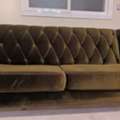 SAR 800,  Velvet 3 Seater Sofa