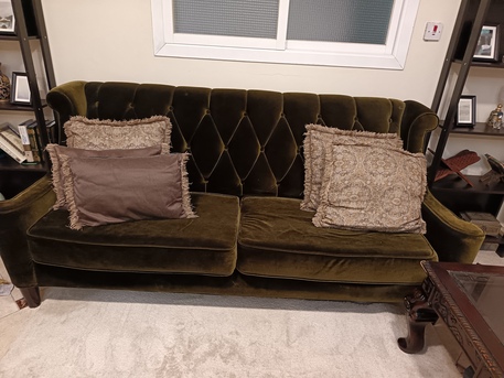 Khobar, Furniture, SAR 800,  Velvet 3 Seater Sofa