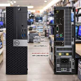 Manama, Electronics, BHD 83,  Dell Core I7 6th Gen PC 8GB RAM 256GB SSD + 19&rdquo; HD Monitor Win 11 Call / Whatsapp-