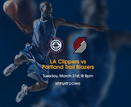 Los Angeles, Sports, LA Clippers Vs Portland Trail Blazers Tickets Mar 31st, 2026