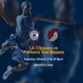 LA Clippers Vs Portland Trail Blazers Tickets Mar 31st, 2026
