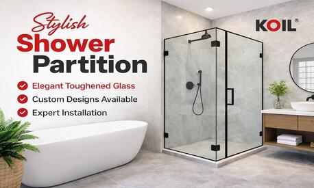 Ahmedabad, Furniture, Premium Shower Partition For Modern Bathrooms