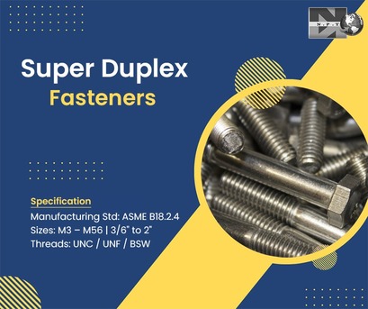 Mumbai, Machinery, Super Duplex Fasteners Manufacturers