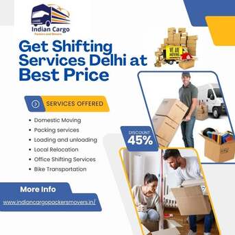 New Delhi, Logistics, Indian Cargo Packers And Movers Lajpat Nagar Delhi  Use High-quality Materials