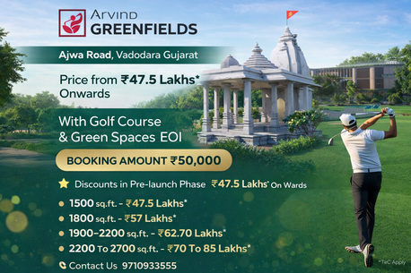 Vadodara, Residential Plots, INR 4750000,  1500 Sq. Feet,  Arvind Plots Vadodara&ndash; Premium Living Starts Here